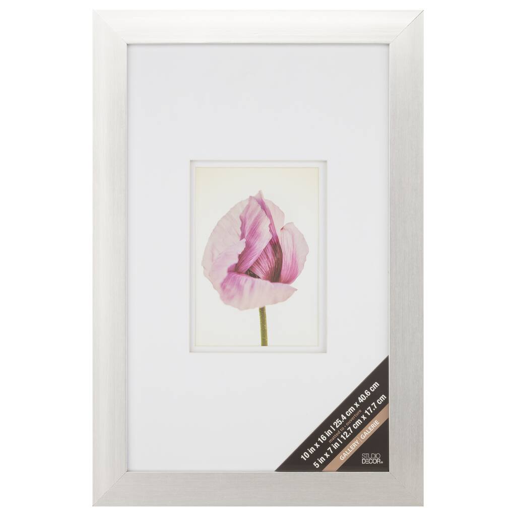 Silver Galvanized 5 X 7 Frame With Double Mat Gallery By Studio Decor Michaels